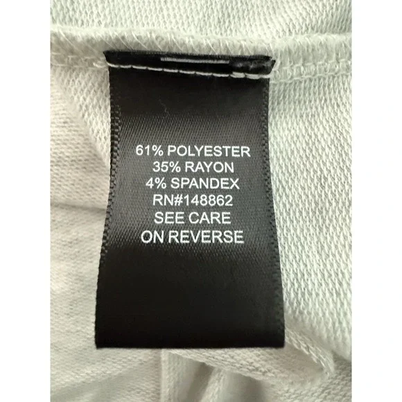 Torrid Gray Embellished Skull French Terry Sweatshirt Sz L Lightweight Bling - Picture 6 of 7